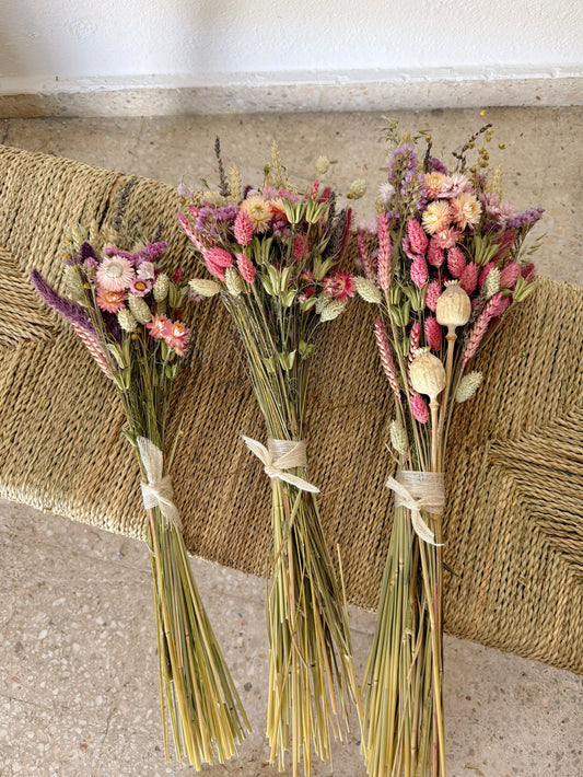 Bouquet de Flores Secas Rosa