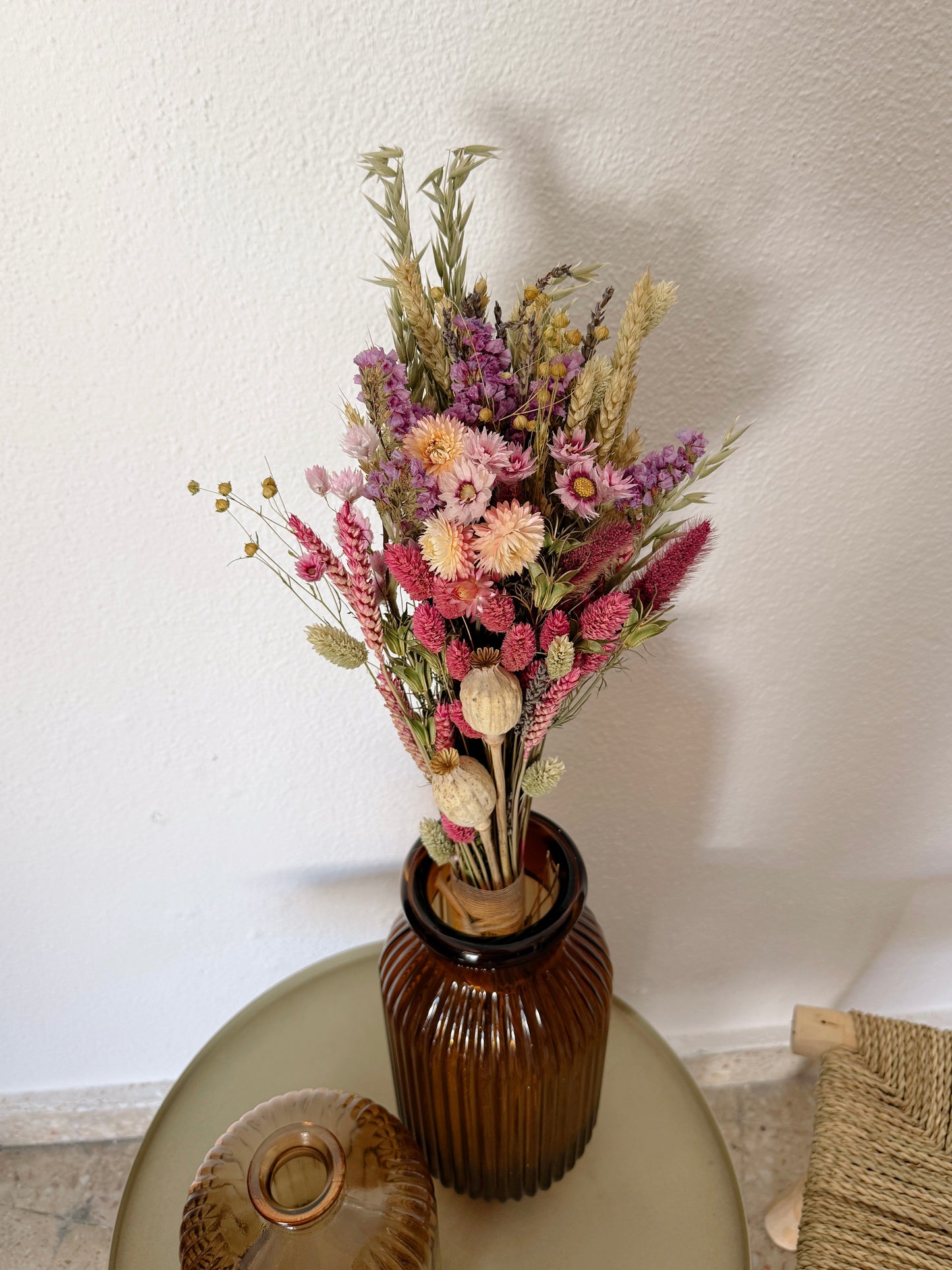Bouquet de Flores Secas Rosa